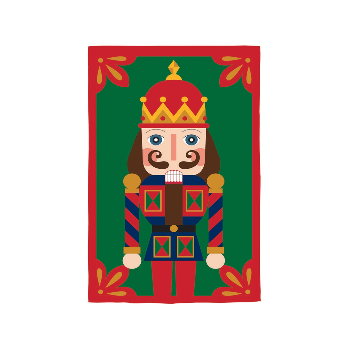 Nutcracker Applique House Flag