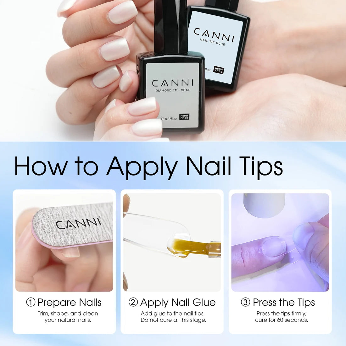 Nail Tip Glue Gel 9ml