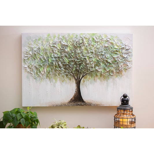 Tree of Life Hand Painted Canvas Wall Décor