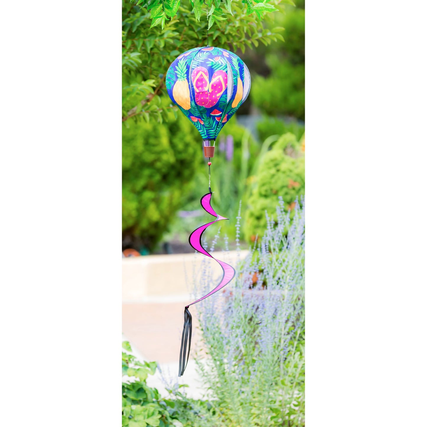 Welcome Summer Burlap Balloon Spinner