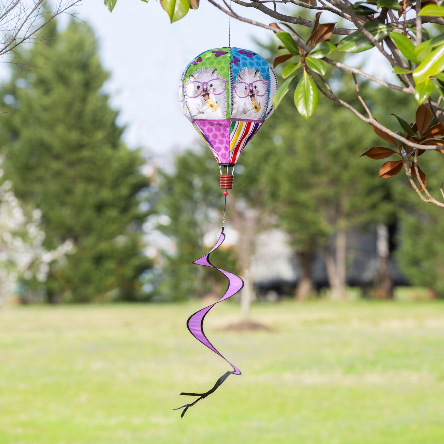 Hedgehog Pal Burlap Balloon Spinner