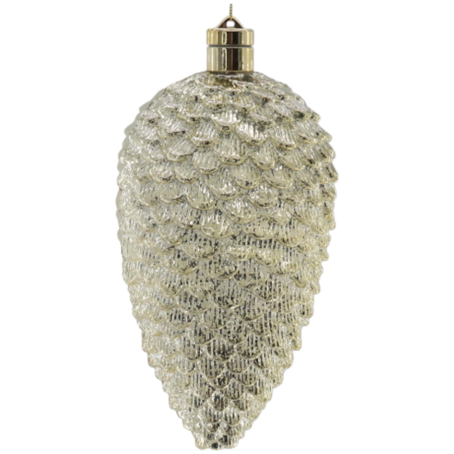 LED Gold Pinecone Ornament