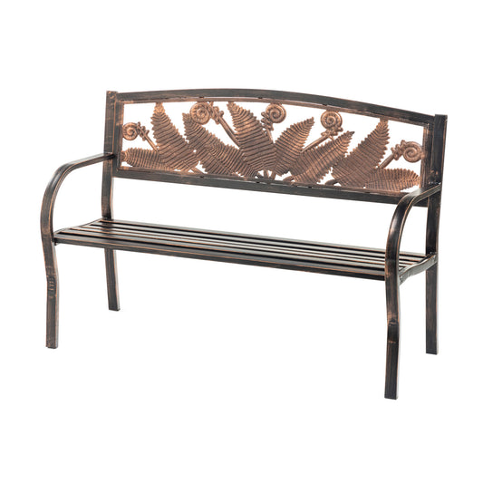 Metal Fern Bench