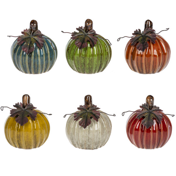 Pumpkin Figurines 6 piece set