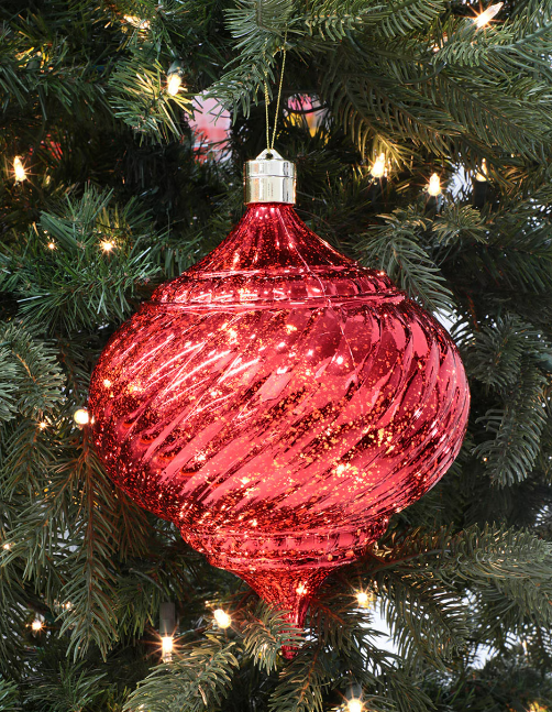 LED Red Onion Oversized Ornament