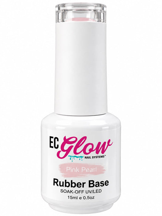 EC Glow Rubber Base 15ml - PINK PEARL