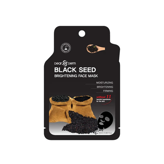 DEARDERM Black Sheet Face Masks - Black Seed