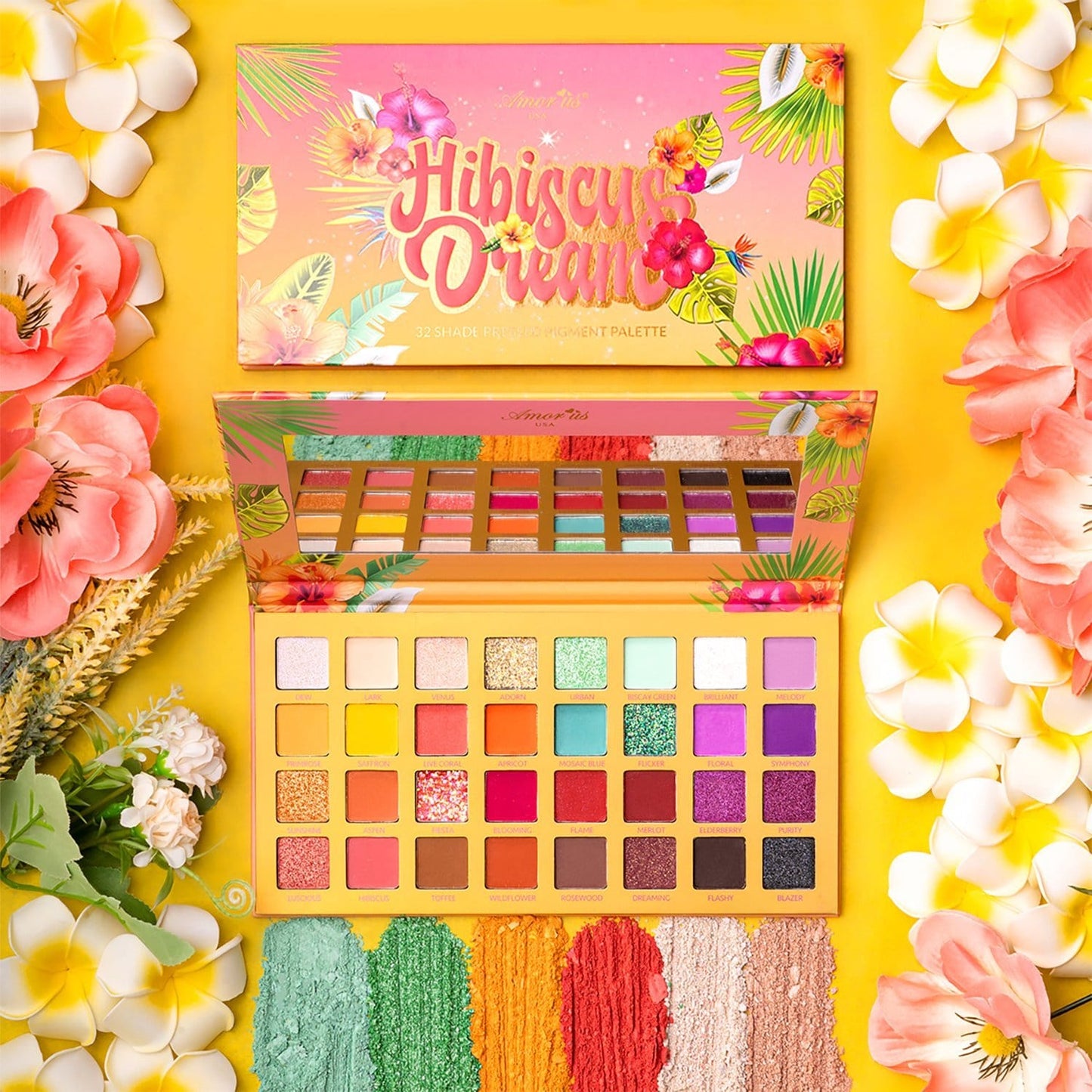 Hibiscus Dream - Pressed Pigment Palette
