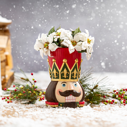 Resin Nutcracker Head Planter