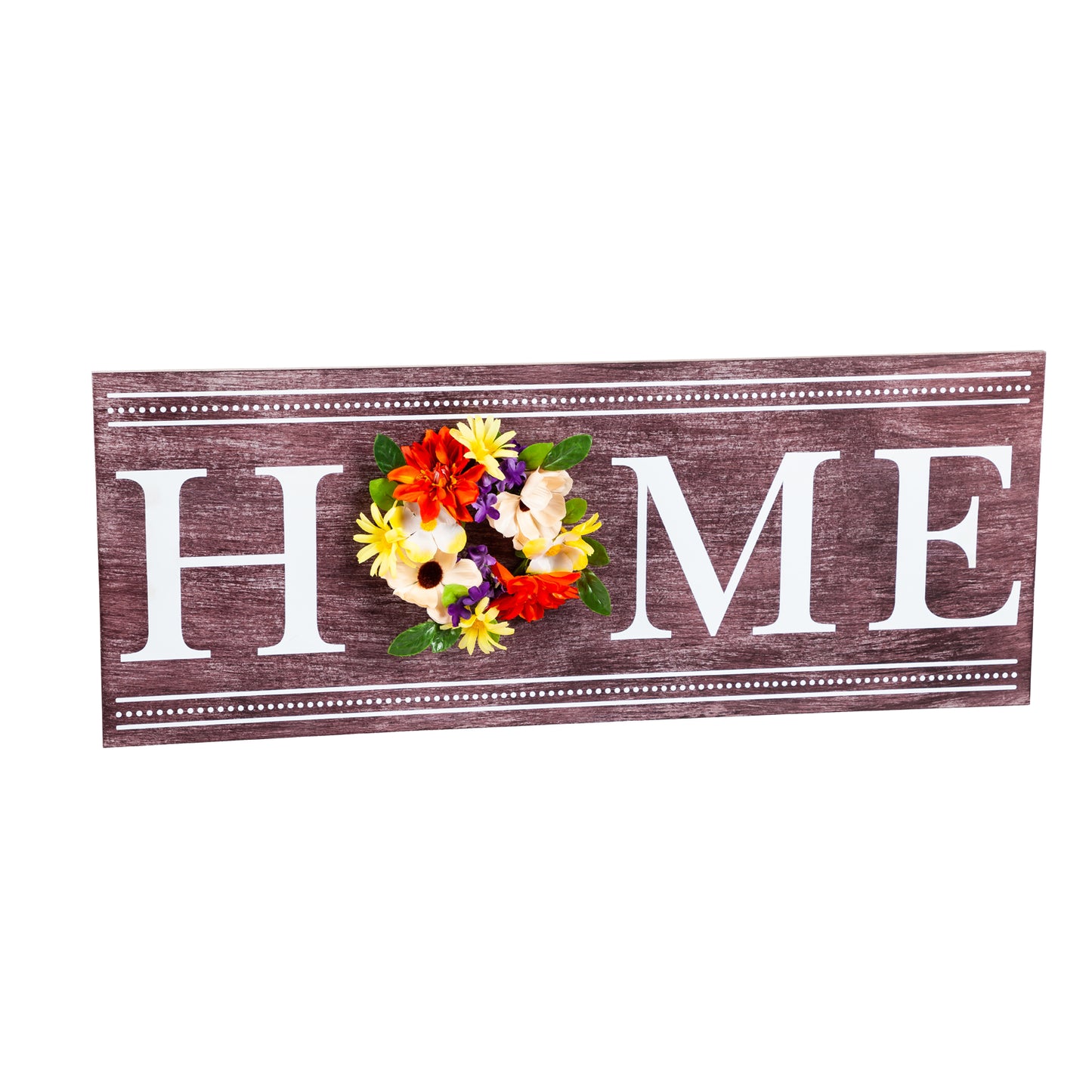 Home Seasonal Wreath Interchangeable Wall Sign